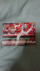 2018 TOPPS NOW 大谷翔平 No234 エンジェル史上最速デビュー50奪三振 ルーキー RC エンゼルス