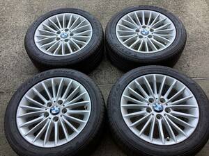 M6433 BMW 3シリーズ F30 F31 4シリーズ F32 F33 F36 純正 17インチアルミ＆225/50R17 夏タイヤ 4本