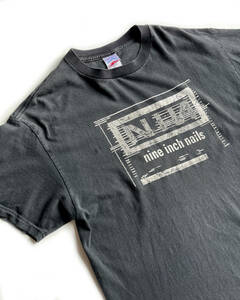 USA製 ■ 90's NINE INCH NAILS ツアー バンド Tシャツ ■ ナイン インチ ネイルズ ロック マリリン マンソン 90s Y2K usa