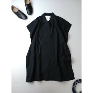  new goods so feed -ruSOFIE D'HOORE Skipper color cotton pull over blouse tunic black black 36