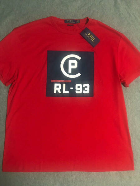 POLO RALPH LAUREN CP RL-93 Lサイズ ポロ ラルフローレン RED 赤 Tee T SHIRT