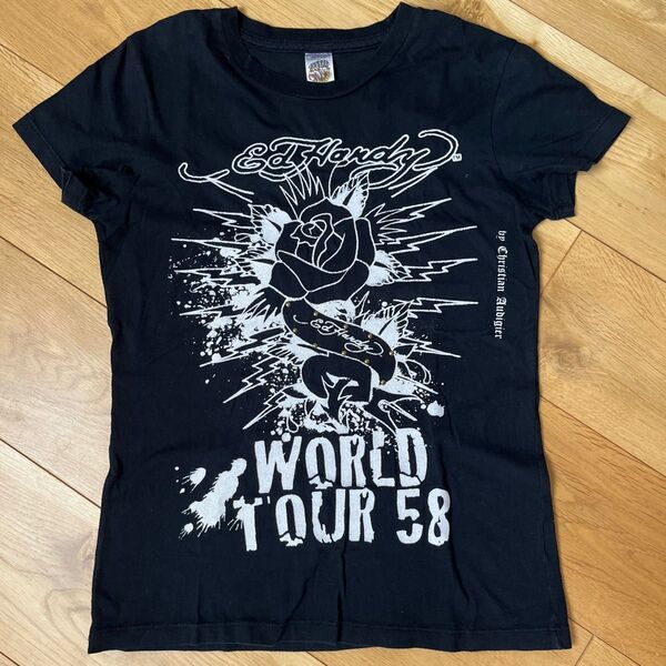 エドハーディー Ed hardy Tシャツ スタッズ
