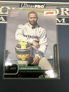 2022 F1 Topps Now　Lewis Hamilton Formula 1 Record: Most starts for one team　 カード 　即決