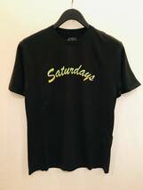 SATURDAYS saturdays nyc サタデーズ　Tシャツ M Mサイズ ブラック BLACK_画像1