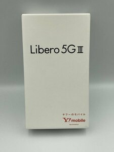 判定〇【未使用品・美品】Libero 5G III A202ZT リベロブラック ワイモバイル アンドロイド ZA1-LP-8HA003