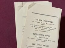 ｃ〇〇　大正期 米国 印刷物　1点　カレンダー　BIBLE INSTITUTE　1922年　アメリカ　英語 表記　レトロ　/　K44_画像3