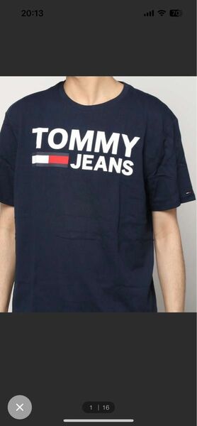 クラシックロゴ　トミージーンズTシャツ　TOMMY JEANS