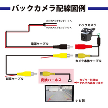 PBK2B13S 本州一律送無 バックカメラ 変換ハーネス セット ホンダ VXM-234VFi RCH014H 互換品 防水_画像7