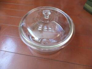  unused goods!PYREX Pyrex. two-handled pot 