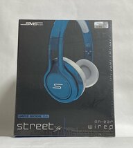 未開封品 SMS Audio エスエムエスオーディオ Street by 50 OnEar SMS-ONWD-TEL Limited Edition Wired_画像1