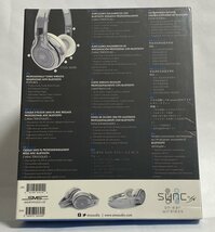 未開封品 SMS Audio エスエムエスオーディオ SMS-BTWS-SLV-01-GP SYNC Bluetooth Wireless On-Ear Headphones クール・シルバー_画像2