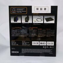 未開封品 Denon URBAN RAVER 密閉型オーバーヘッドヘッドホン ブルー AH-D320BUEM_画像4