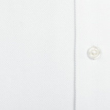 サイズL 長袖ワイシャツ スマート スリム ノーアイロン 形態安定 ストレッチ ニットシャツ セミワイド ホワイト 無地 nog-0k1_画像4