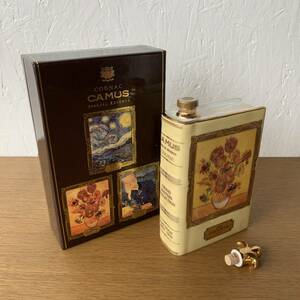 古酒 未開栓 CAMUS カミュ SPECIAL RESERVE スペシャル リザーブ ブック ゴッホ 自画像 ひまわり 陶器 箱