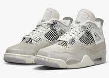 即決 NIKE JORDAN BRAND WMNS AIR JORDAN 4 retro LT IRON ORE SAIL NEUTRAL GREY BLACK US10.5 28.5cm ナイキ ジョーダン レトロ MNS 28.0_画像1