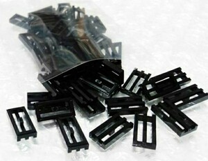 50個　1×2　グリル　タイル　黒　LEGO　レゴ　未組み立て　未使用　パーツ　部品