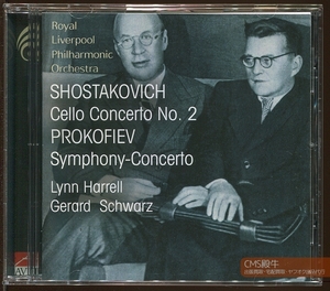 CMS1601-0195＞Avie┃リン・ハレル＆シュウォーツ／ショスタコーヴィチ：チェロ協奏曲 第２番他 2005年ライヴ録音