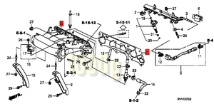 【ホンダ純正新品】HONDA 未使用品 ★超希少品★ シビック FD2 タイプＲ エキゾーストマニホールド ガスケット付 2007/3-2010/8 エキマニ