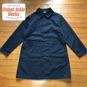 *[ United Athle Works ]* one отметка вышивка магазин пальто Work жакет пальто с отложным воротником * размер M*O648