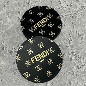 【11-425】フェンディFENDI マグネットクリップ ノベルティ ブラック 黒 ゴールド 金 良品 匿名配送