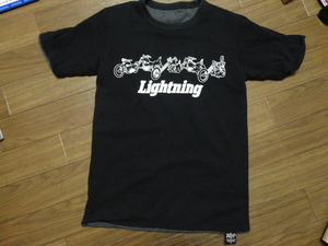 レア　MOP motorcycle garments 　LIGHTNING　コラボ Tシャツ