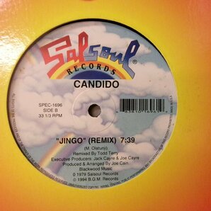 ▲12インチ SILVETTI 「SPRING RAIN（ORGINAL）」 / CANDIDO 「JINGO （RMX）」 輸入盤 SAL SOUL SPEC1696◇r50729の画像2