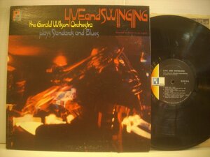 ● 輸入USA盤 LP THE GERALD WILSON ORCHESTRA/PLAYS STANDARDS AND BLUES LIVE AND SWINGING ジェラルドウィルソン PJ-10118 ◇r50811