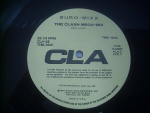 ■ 輸入USA盤 12インチ 　THE CLASH MEGA-MIX / EURO-MIX ザ・クラッシュ メガミックス ダンスクラシック 1991年 CLA-25 ◇r50823