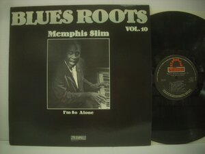 ■ 輸入USA盤 LP 　MEMPHIS SLIM / BLUES ROOTS VOL.10 I'M SO ALONE メンフィススリム アイムソーアローン STORYVILLE SLP 4044 ◇r50830