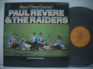 ■ LP 　ポール・リヴィアーとレイダース / イン・コンサート PAUL REVERE & THE RAIDERS HERE THEY COME! 1967年 YS-903-C ◇r50831