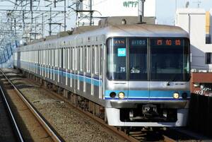 鉄道写真　東京地下鉄（東京メトロ）　東西線　07系　Lサイズ