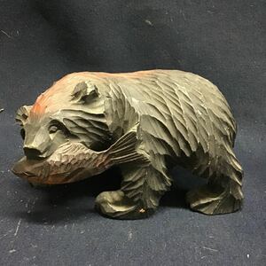 木彫り　熊　北海道　木製　ベア　送料一律520円　北海道民芸品　熊の木彫り 置物 木彫りの熊