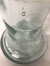 レトロ　ガラス製　花瓶　glass vase　オブジェ　置物　インテリア_画像10