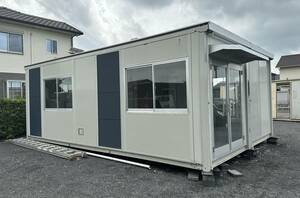  three . Fronte aCT-72J unit house 2 ream . interior divider air conditioner attaching prefab office work place warehouse .. place store floor heat insulating material toilet attaching 