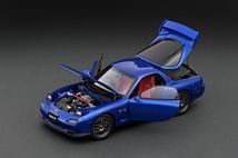 未開封新品/TopArtModel社全世界600台Ignition10台限定モデル[Polar Master PLM22001-02 1/18 Mazda RX-7 SPIRIT R Blue 13Bエンジン付き]_画像4