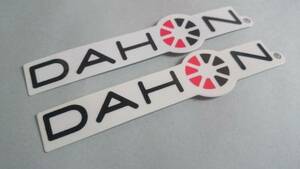 [ color ver]DAHON sticker 2 sheets set [ black + red ]