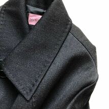 新品 MINT BREEZE ミントブリーズ ウール セットアップスーツ ジャケット&スカート 大きいサイズ 入学式 13号2L LL チャコールグレー 墨黒_画像9