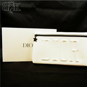 展示品 ディオール ノベルティポーチ ミニバッグ 白 箱付 Dior■