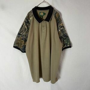 cabela's 半袖ポロシャツ　古着　Lサイズ　ブラウン　ヴィンテージ リアルツリー