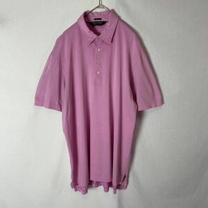 POLO GOLF 半袖ポロシャツ　古着　Lサイズ　ピンク　ヴィンテージ