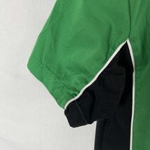 SPEED ZONE RACE GEAR 半袖ワークシャツ 古着　Mサイズ　グリーン×ブラック　ヴィンテージ WORKWEAR_画像6