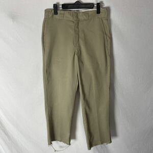 ディッキーズ　ワークパンツ 古着　30×32 ベージュ　WORK WEAR