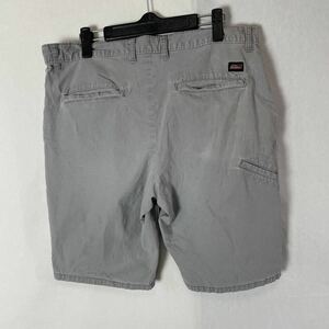 genuine dickies ハーフパンツ 古着　34サイズ ライトグレー　ヴィンテージ WORKWEAR ショートパンツ