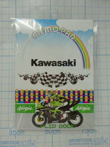 ★Kawasaki★カワサキ★純正★グッズ★J7001-0112★ウイニングチェッカー★メモ帳★未開封★