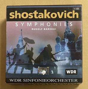 CD 11枚組BOX Shostakovich Symphonies Rudolf Barshai ショスタコーヴィチ 交響曲全集 ルドルフ バルシャイ