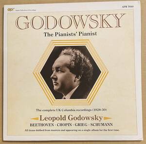 LP 2枚組 Leopold Godowsky レオポルド・ゴドフスキー performs Beethoven Chopin Grieg Schumann