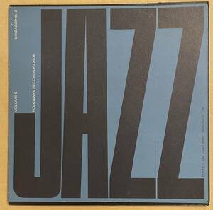LP Jazz Volume 6 Chicago No. 2 KING OLIVER NEW ORLEANS RHYTHM KINGS Folkways