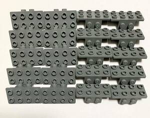 レゴ LEGO パーツ 1×2 ブラケット 特殊プレート ダークグレー 20個 セット