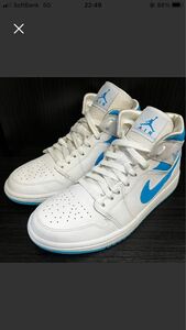 NIKE AIR JORDAN1 MID "UNC" ★ BQ6472-114 25.5cm