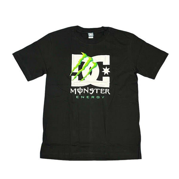 モンスターエナジー DC SHOES Tシャツ カットソー 半袖 ブラック Lサイズ 新品